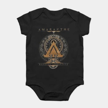 

Baby Onesie Baby Bodysuits kid t shirt Funny novelty Amaranthe Gold Logo
