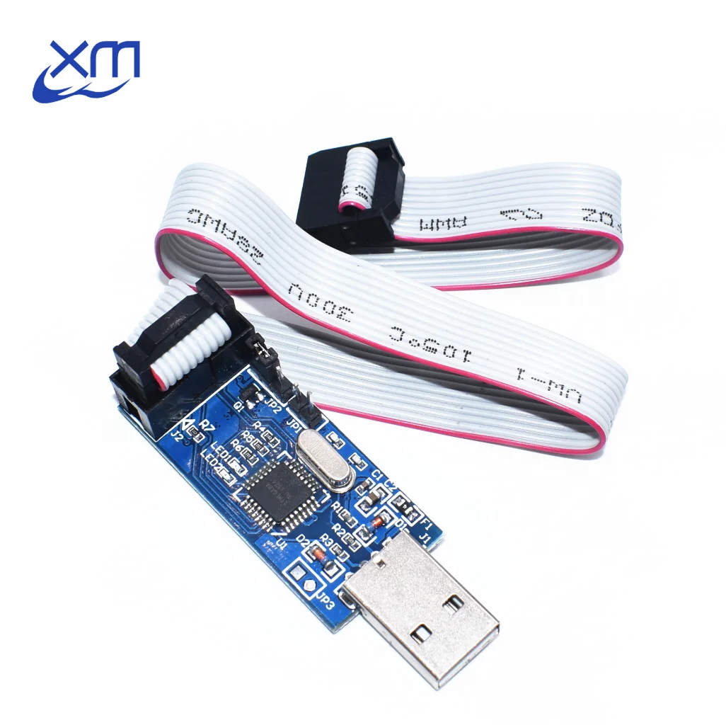 

10pcs New USBASP USBISP AVR Programmer USB ISP USB ASP ATMEGA8 ATMEGA128 Support Win7 64K