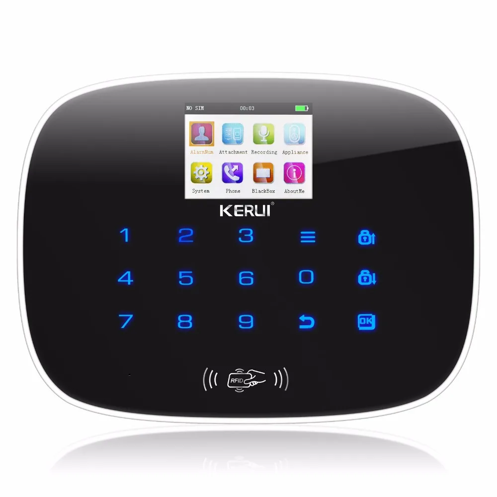 imágenes para Sistema de Alarma Gsm Panel de Operación Inglés Ruso Voz G19 Kerui 2.4 pulgadas TFT Pantalla Táctil Anfitrión Inicio Ladrón de la Seguridad Alarma Gsm imágenes para Sistema de Alarma Gsm Panel de Operación Inglés Ruso Voz G19 Kerui 2.4 pulgadas TFT Pantalla Táctil Anfitrión Inicio Ladrón de la Seguridad Alarma Gsm