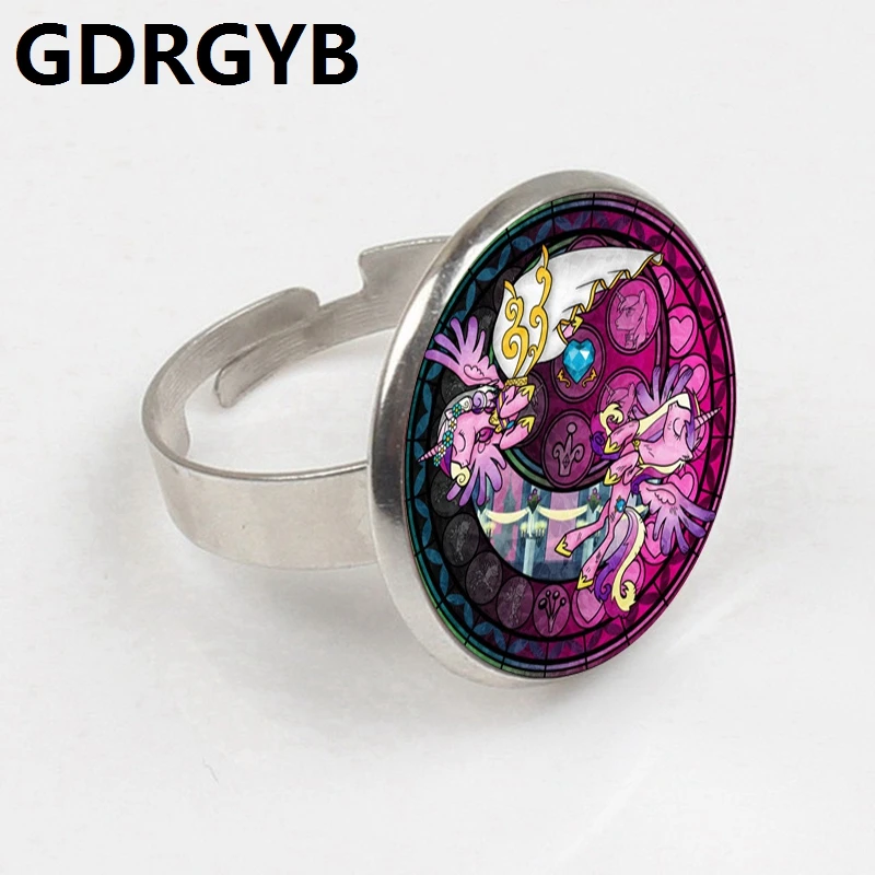 GDRGYB модное кольцо My Little Ponies волшебное Радужное для маленьких девочек подарок на