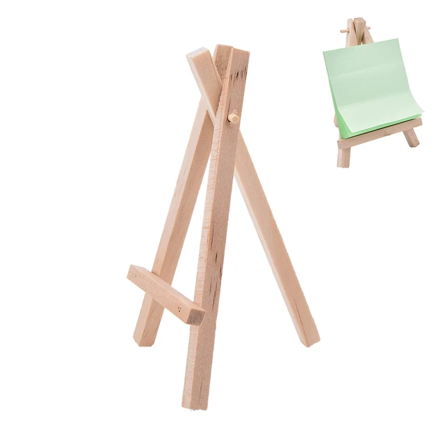 1pcs Wooden Mini Artist Easel Wood Wedding Table Card Stand Display Holder For Party Decoration 12.5*7cm 3