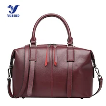 YUBIRD винтажная большая сумка женская сумка из натуральной кожи Boston сумка на плечо большая роскошная дизайнерская Подушка bolso grande