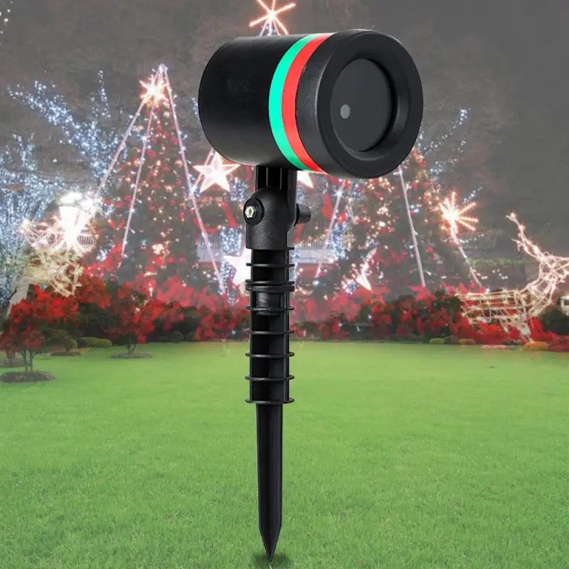 

Christmas Laser Star Projector Outdoor LED Moving Landscape Lamp Waterproof Disco Lights Decorations for Home