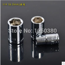 13 шт./лот Dr 1/" Привод 6,3 мм трещотка Набор розеток 4-14 мм CR-V шестигранный хром ванадиевой сплав сталь ручной инструмент