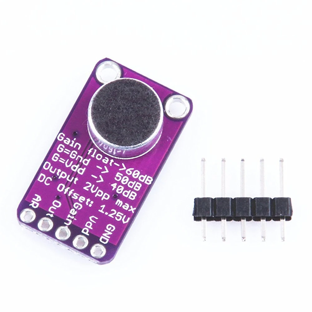 

ShenzhenMaker MAX9814 Electret MIC Microphone Amplifier Module Auto Gain Control for Arduino