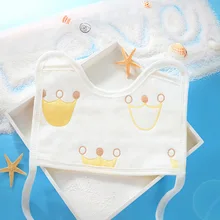 10 шт. 22*15 см мультфильм КИТ новорожденных водонепроницаемые детские нагрудники регулируемый хлопок кормления детский слюнявчик полотенце для 0-24 месяцев
