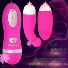 HAOQI FUN Vibrator Jumping Egg Bullet Multi-Speed Clitoral Massager Sex Toy genital breasts G-Spot stimulation