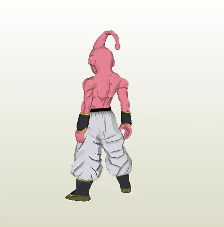 Dragon Ball Majin Scrag DIY ручной работы 76 см Бумажная модель развивающие игрушки и досуг модные декоративные украшения