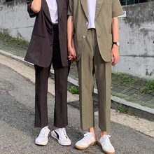 Мужские Брюки nine points повседневные свободные брюки wild nine points Молодежная модная трендовая мужская одежда