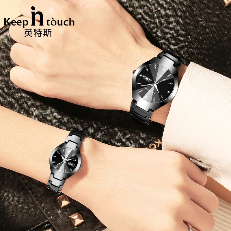 New Simple Men&Women Watch Stainless Steel Quartz Couple Wrist Watches Ladies Luminous Waterproof Couple clock relogio masculino New Simple Men&Women Watch Stainless Steel Quartz Couple Wrist Watches Ladies Luminous Waterproof Couple clock relogio masculino