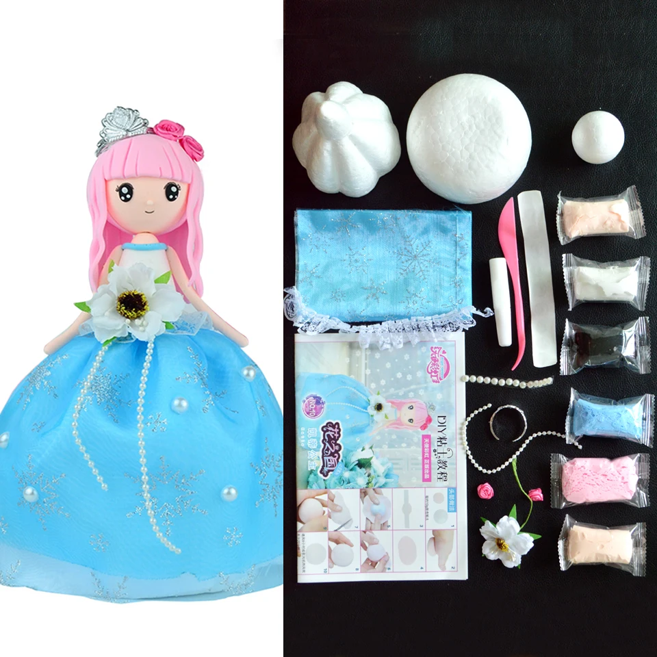 Slime Supplies New Arrival Slime Clay DIY Set Kit Slime Birthdays Christmas Gift For Girl Western Princess Doll Handwork Clay Slime Supplies New Arrival Slime Clay DIY Set Kit Slime Birthdays Christmas Gift For Girl Western Princess Doll Handwork Clay