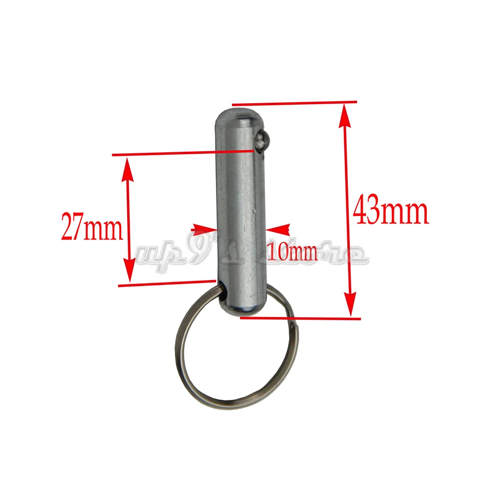 10pcs 9.8mm x Boat Top Bimini Quick Release Ball Pin Marine Hardware Deck Hinge Replacement | Спорт и развлечения