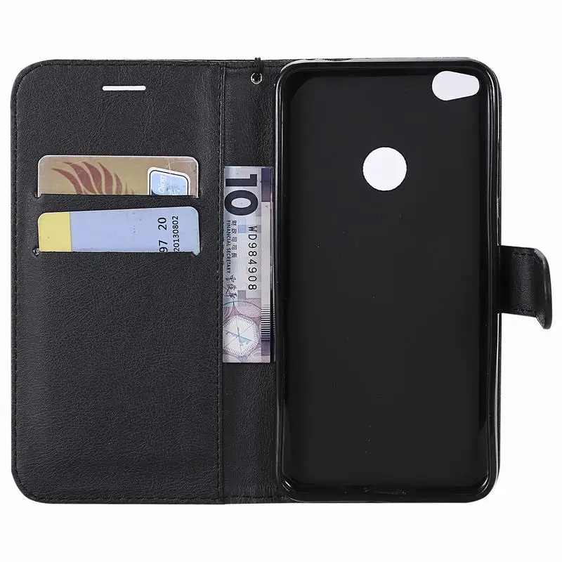 Leather Case For Huawei P8 Lite Case Cover Huawei P9 Lite Phone Case Wallet Card Slot Flip Cover For Honor 8 Lite Case