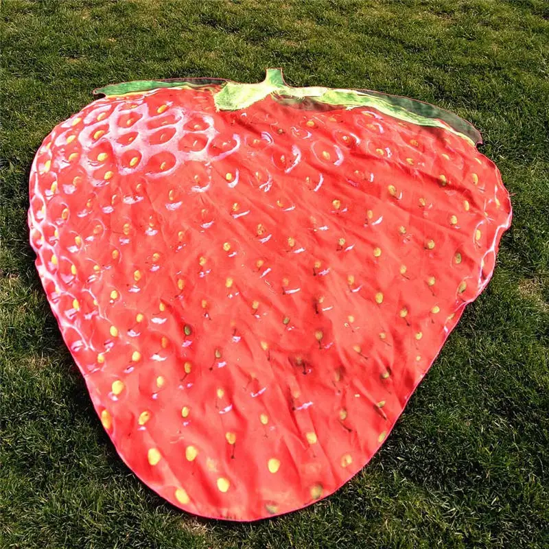 Strawberry Design Hippie Tapestry Beach Picnic Throw Yoga Mat Towel Blanket handkerchief hijab scar