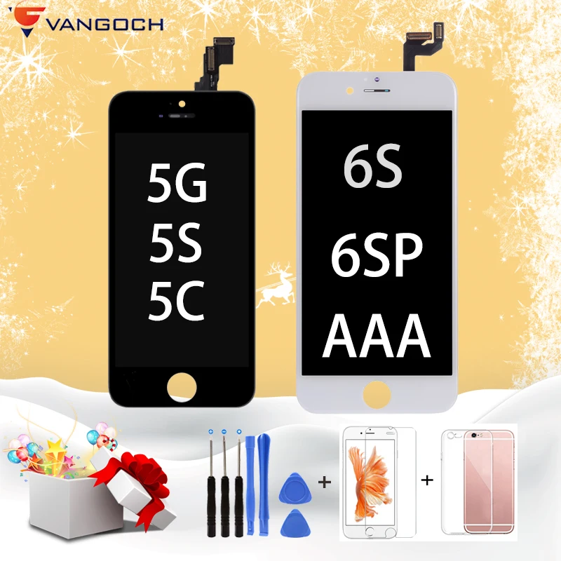 

AAA Grade LCD For iPhone 5 5S 5C LCD Screen Assembly Replacement For iPhone 6S 6S PLus LCD Display With Good 3D Touch