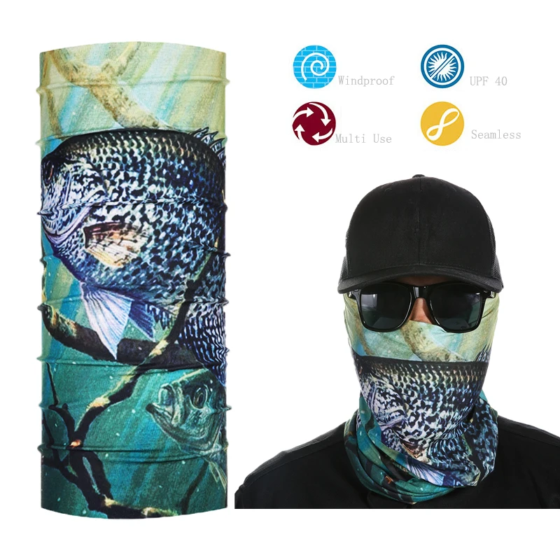Fishing Face Shield Bandana Outdoor Sports Elastic Neck Gaiter Sun