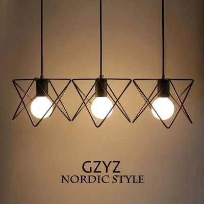 

Simple creative personality Mediterranean wrought iron butterfly Pendant lamp Home deco living room E27 bulb pendant light
