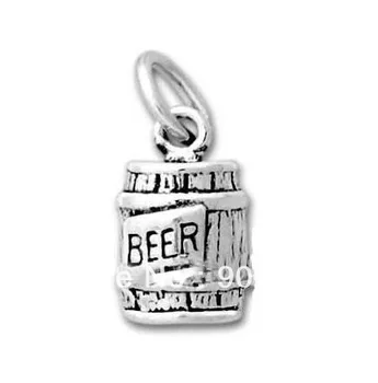 

vintage nice zinc alloy Beer Keg Charm