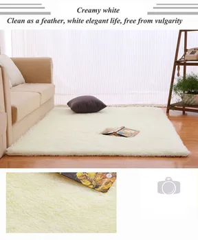 

Quality Soft Living Room Carpet Carpets Bedroom Size 60x120 Rug Contemporary Bedroom White rug for living room fur rug