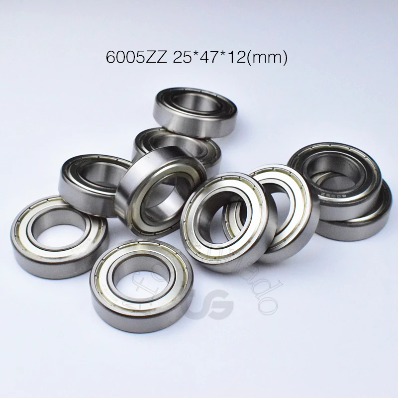 6005ZZ 25*47*12 (мм) 1 шт. бесплатная доставка подшипник ABEC-5 металлические