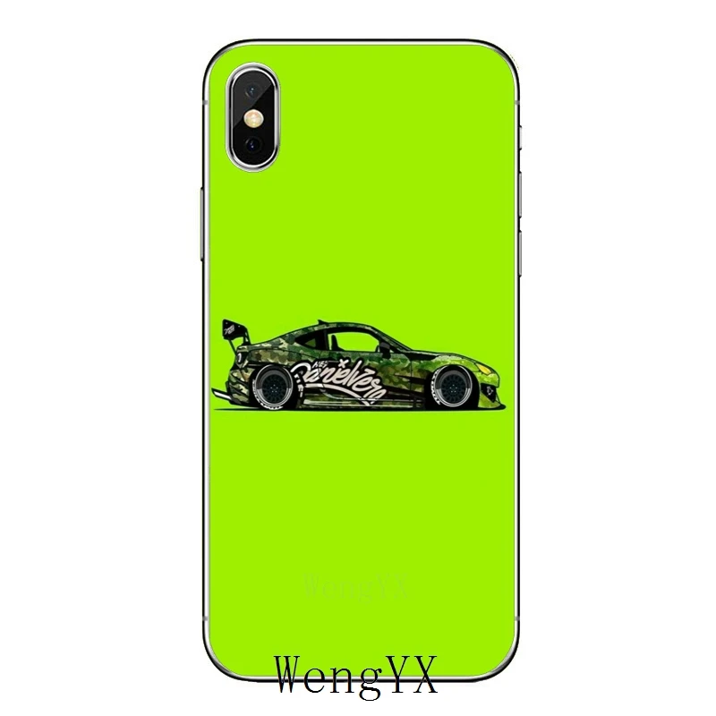 Тонкий, из ТПУ, мягкий чехол для телефона Apple iPhone X XR XS Max 8 7 6s 6 plus SE 5S 5c 5 4S 4 Racing Drift Cars Auto JDM - Цвет: Racing-JDM-car-A-10