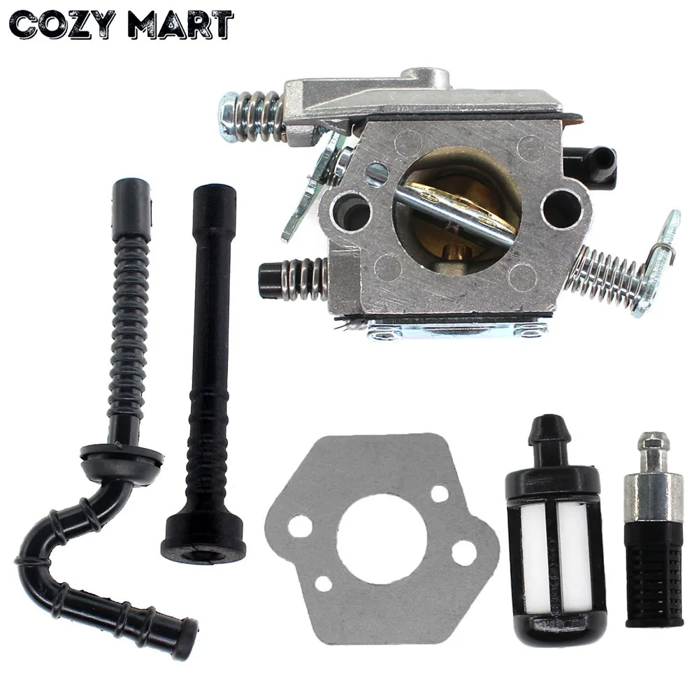 

Carburetor Carb Fuel Oil Filter Line For Stihl Chainsaw 021 023 025 MS210 MS230 MS250 1123 120 0603 Walbro WT 286 & Zama C1QS11E