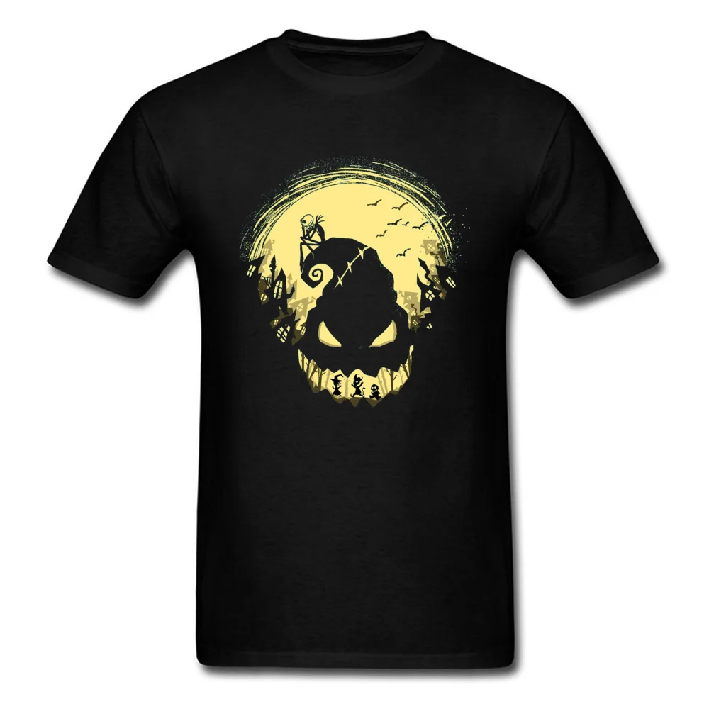 Latest Male T-shirts nightmare-before-christmas-Jack Europe T Shirt Labor Day 100% Cotton Round Neck Sweatshirts Short Sleeve nightmare-before-christmas-Jack black