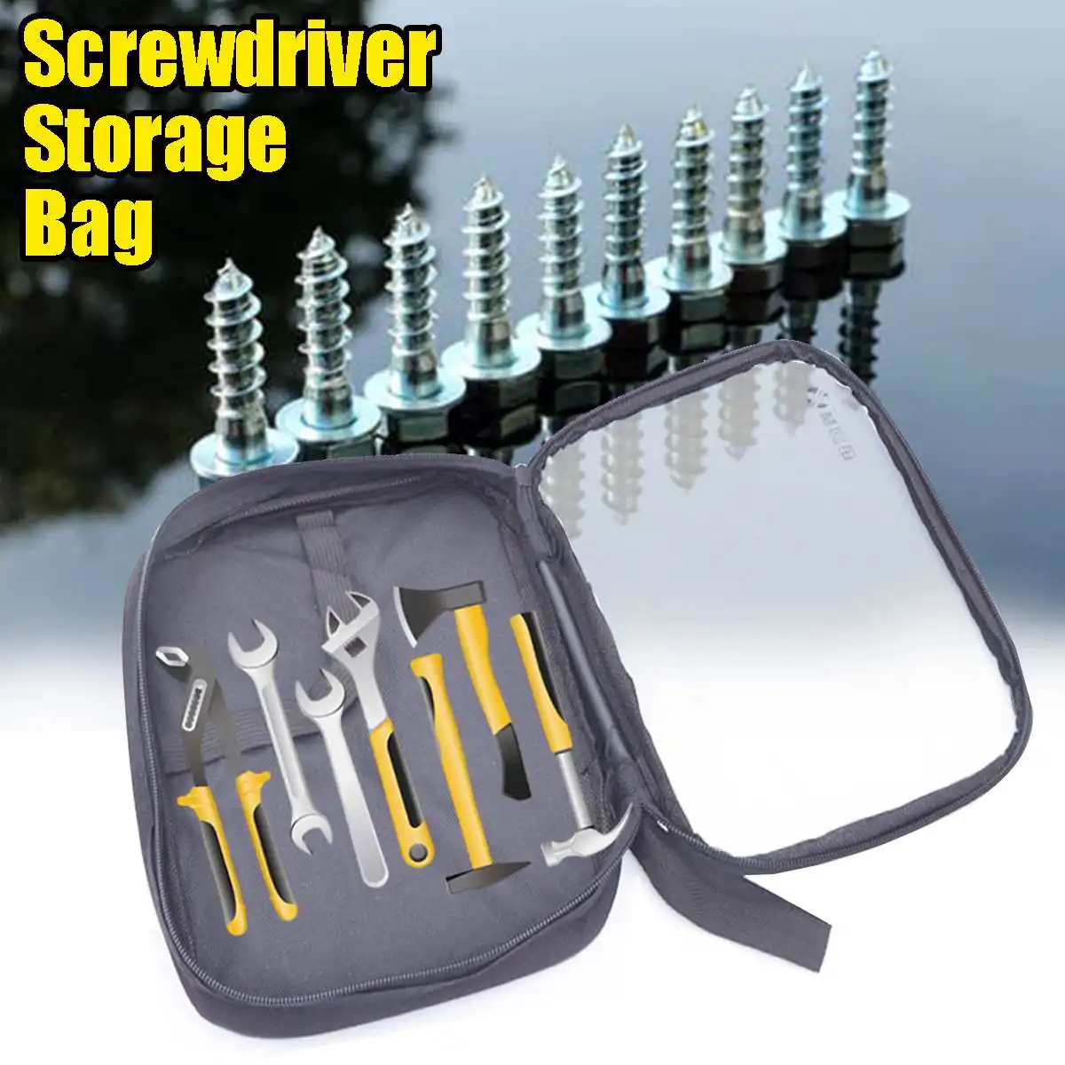 

Canvas Tool Bag Portable Handheld Screwdriver Repair Tools Storage Bag Box Hardware Accessories Tool Case Toolkit