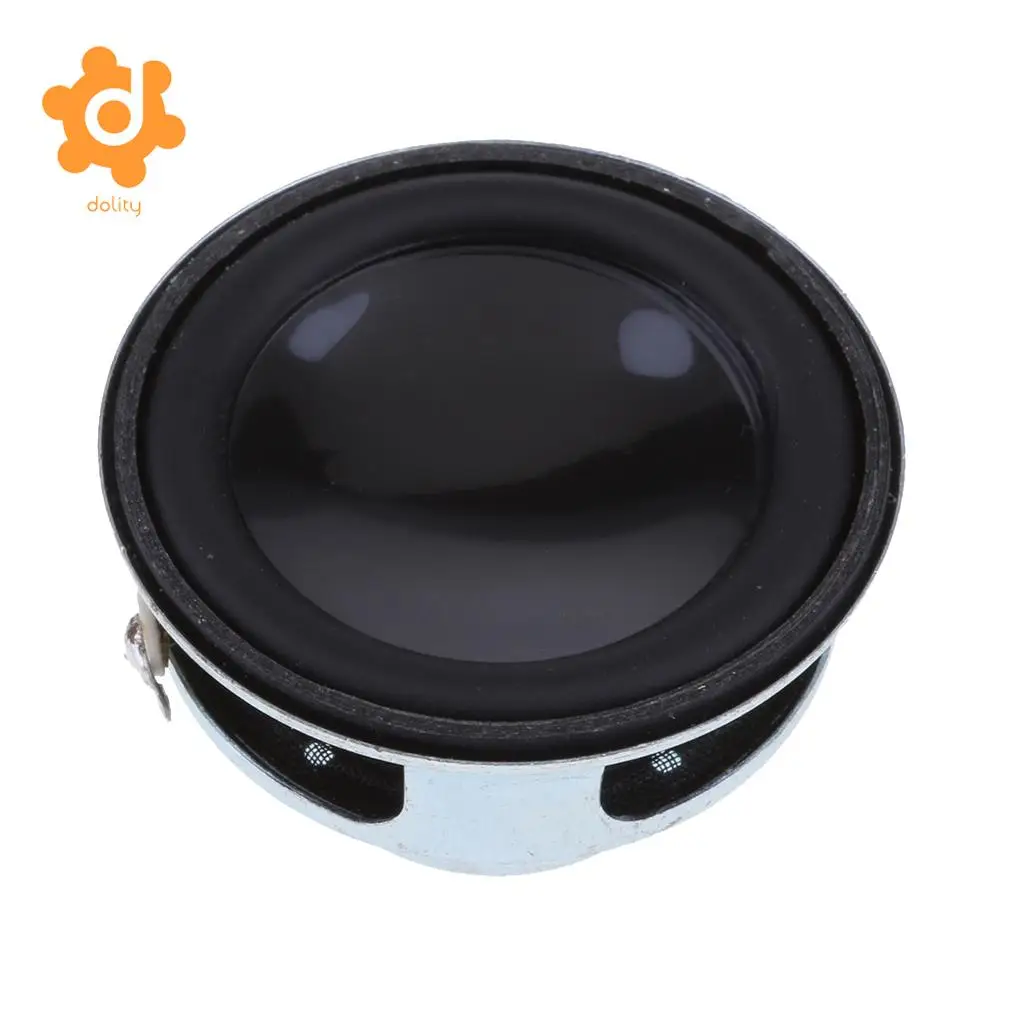 dolity 40mm 4Ohm 5W Full Range Audio Speaker PU Round Magnetic Loudspeaker 16 Coil