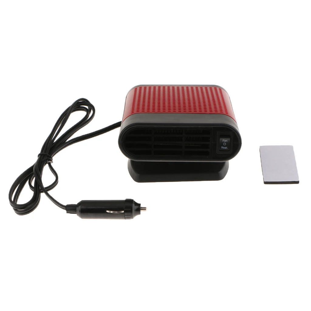 12V Portable Heating Cooling Heater Fan Car Auto Defroster Demister 150W Efficient Heat Dissipation Design