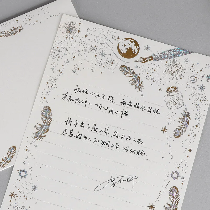  10pcs/set High-grade Gilding Paper Envelopes For Invitations Wedding Stationery Letter Set Writing  - 33038897312