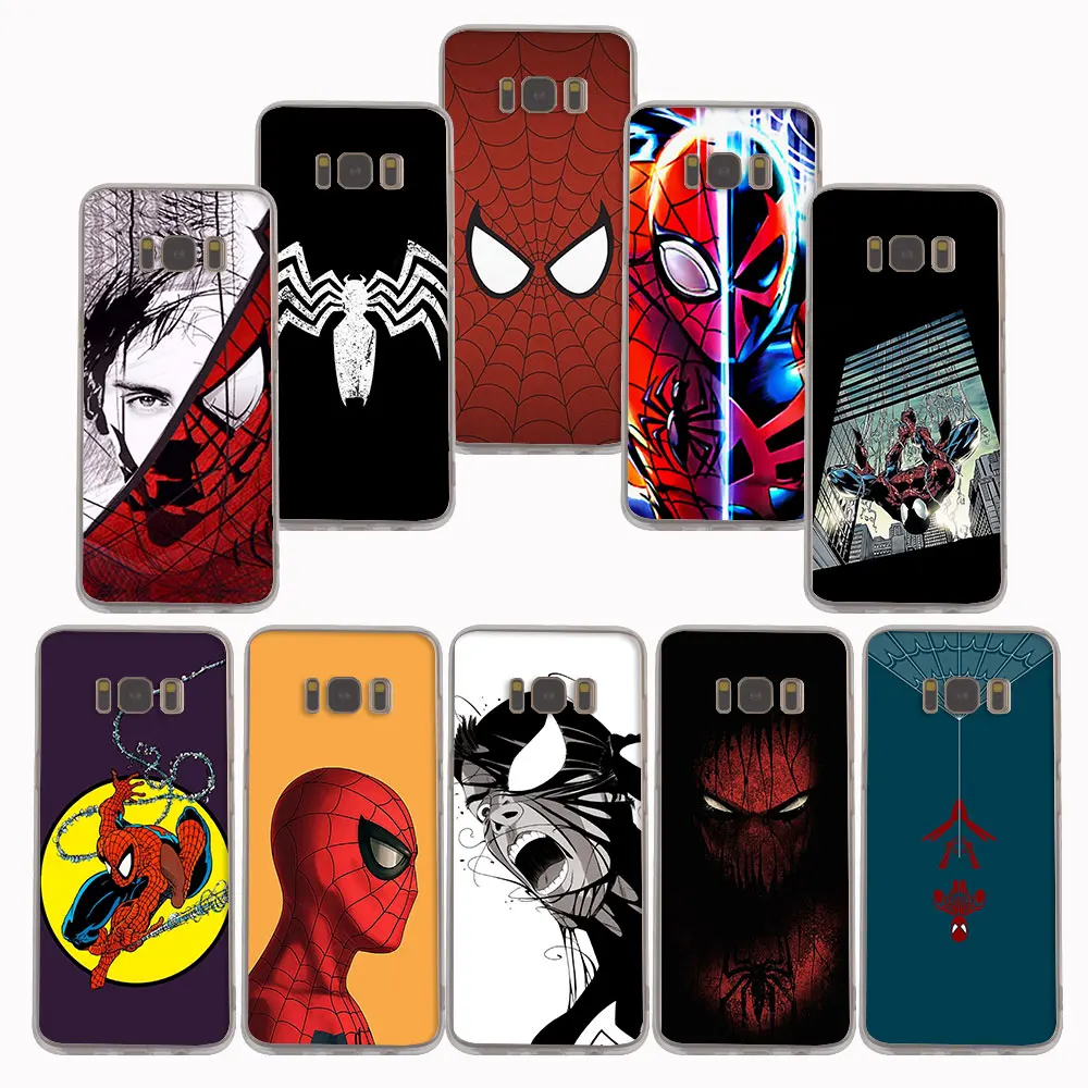 

YIMAOC 256z Spider Man Soft TPU Case for Samsung Galaxy J5 J7 A5 2017 J3 2016 A8 2018 Note 8 S7 edge S8 S9 Plus