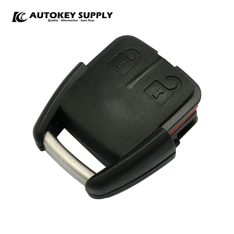 For Chevrolet Replacement Shell Double 2 Button Remote Controle With Battery Holder AutokeySupply AKGMS233 car remote key car key