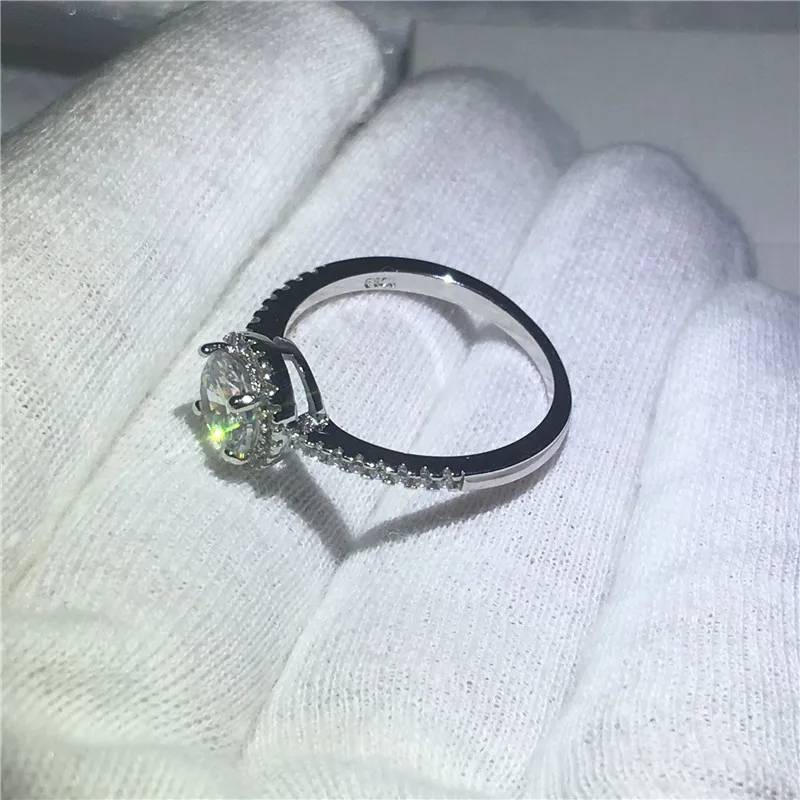 Кольцо с фианитом 2ct AAAAA серебро 925 пробы|Кольца| |