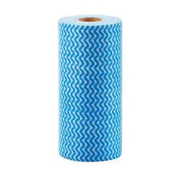 ONEUP Нетканая салфетка из микрофибры для чистки кухни и ванной многофункциональные принадлежности одноразовая губка 50 листов/рулон - Цвет: Blue