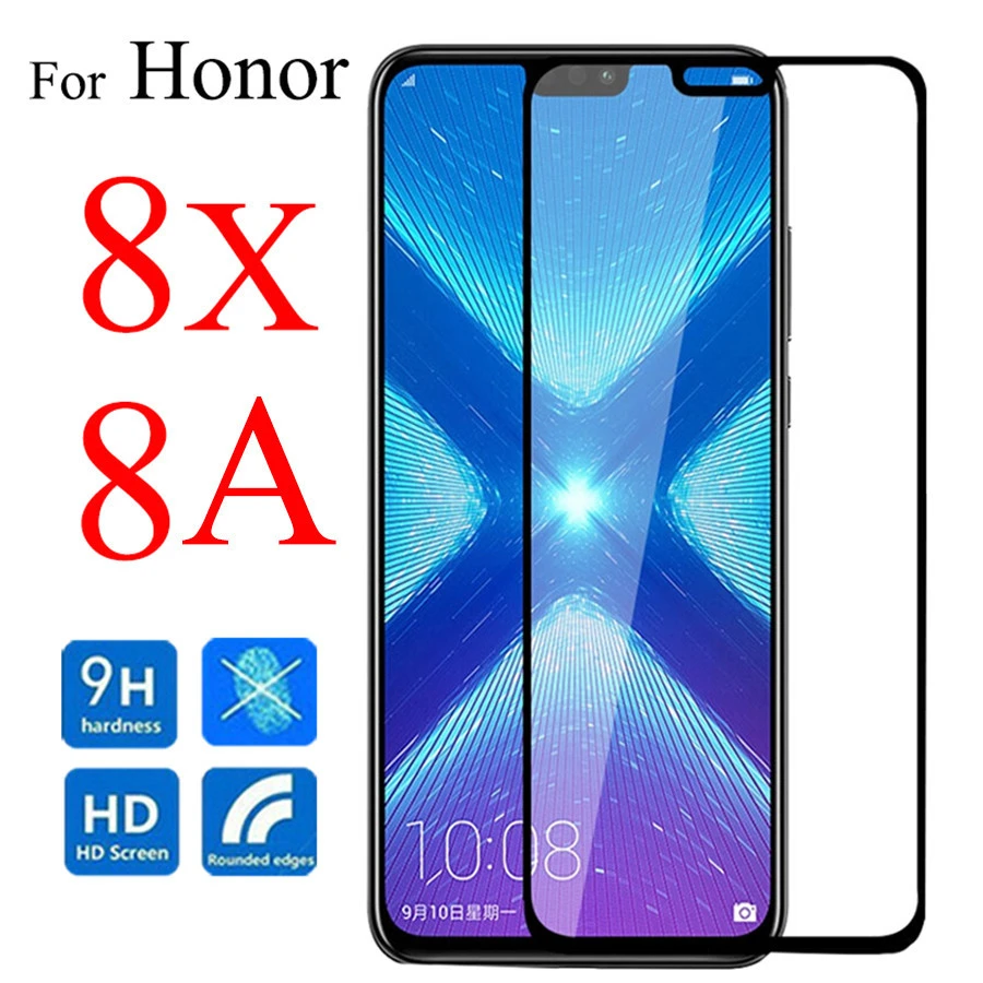 Защитное стекло для Huawei honor 8x 8a полное покрытие | Мобильные телефоны и аксессуары