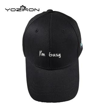 

New Hot Embroider Letter Snapback Hats Men Women I'm Busy But I Wanna Love You Baseball Caps Adjustable Adult Cap Casquette