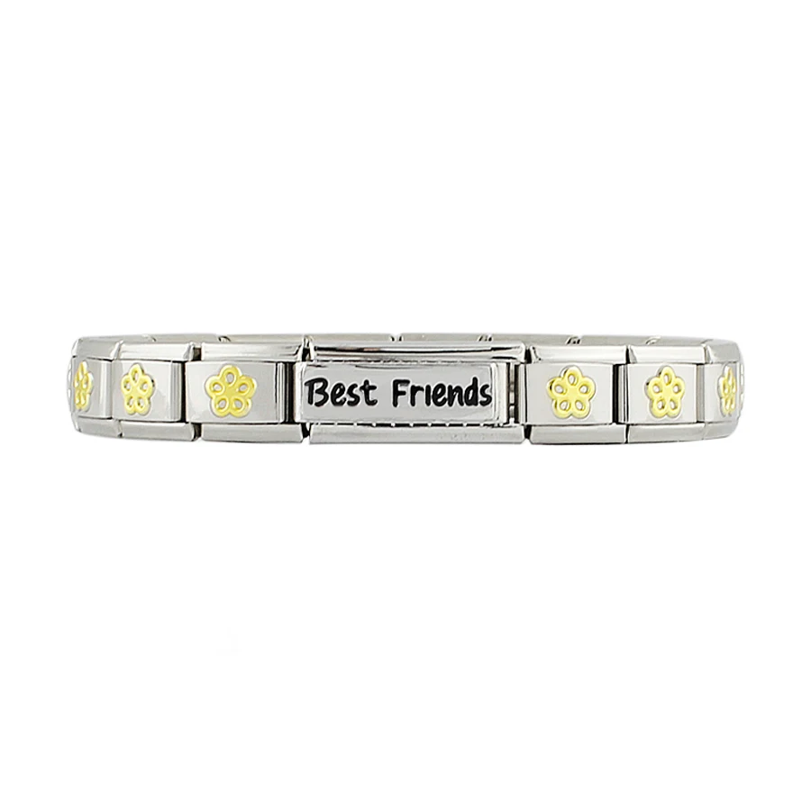 Bracelet-Bangles-Stainless-Steel-Bracelets-Lettering-Letters-Best-Friend-Flower-Jewelry-Accessories-Christmas-Gift