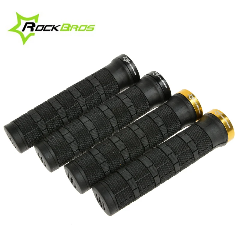 

RockBros MTB Bike Handlebar Lock-on Non-slip Grips Bicycle Cycling Fixed Gear Soft Durable Lockable Grips Rubber Parts Grips