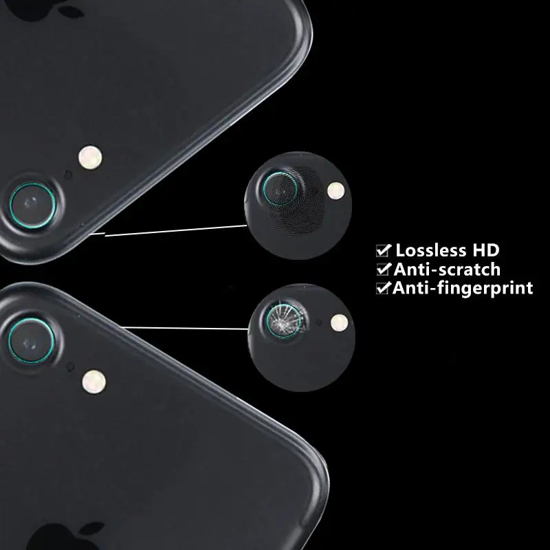 Anti shatter Rear Camera Lens Tempered Glass Film For Apple iPhone 7