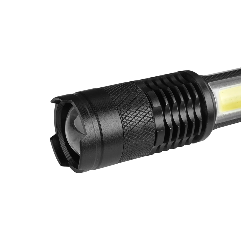 3800лм Q5 COB светодиодный светильник для вспышки ультра яркий масштабируемый мини светодиодный светильник для вспышки с использованием батареи AA 14500 фокусирующий светильник 3 режима фонарь для наружного использования