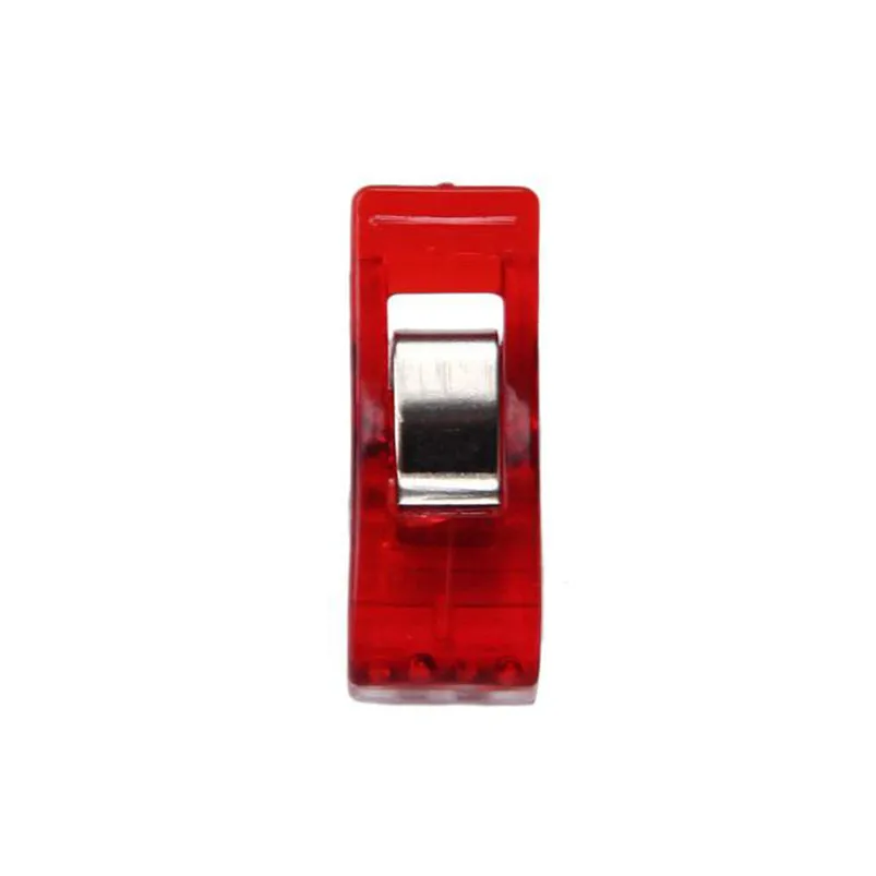 20 50 PCS Colorful Bag Clips Sewing Craft Quilt Binding Plastic Clips Clamps Pack Housekeeping Organizers #4n06#f (16)