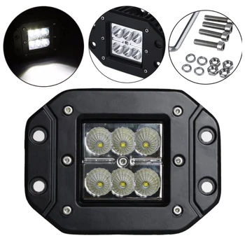 

LED Work Light Bar Off-road Driving Lamps Universal spotlight 30 Degree spot Beam Headlight 18W 4" Inch