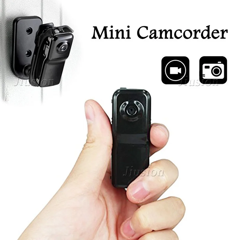 

Mini DV Camera Digital Video Audio Camcorder Outdoor Sport Bike Motorbike Recorder Micro DVR Recording Cam MD80 with Holder Clip