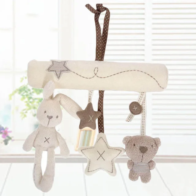 YOOAP Newborn Baby Pram Handbell Bed Stroller Soft Hanging Toy Animal Rattles Infant Pacifying Toys YOOAP Newborn Baby Pram Handbell Bed Stroller Soft Hanging Toy Animal Rattles Infant Pacifying Toys