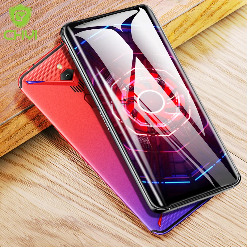 

CHYI 3D Curved Film For ZTE nubia Red Magic 3 Screen Protector Full Cover Nano Hydrogel Film for Nubia Z20 Not Tempered Glass