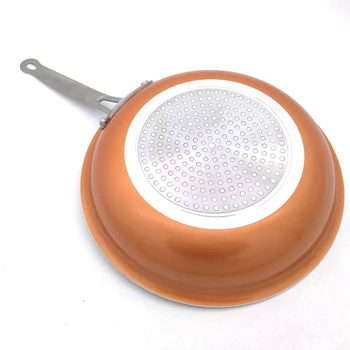 

4 pcs 10 inch Non-stick Copper Frying Pan with Ceramic Coating and Induction cooking