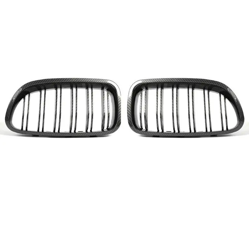 

2pcs Carbon Fiber Look Front Kidney Grilles for F10 F18 5 Series 2010-2015 For F10 Sedan & F11 Touring 2011-2016