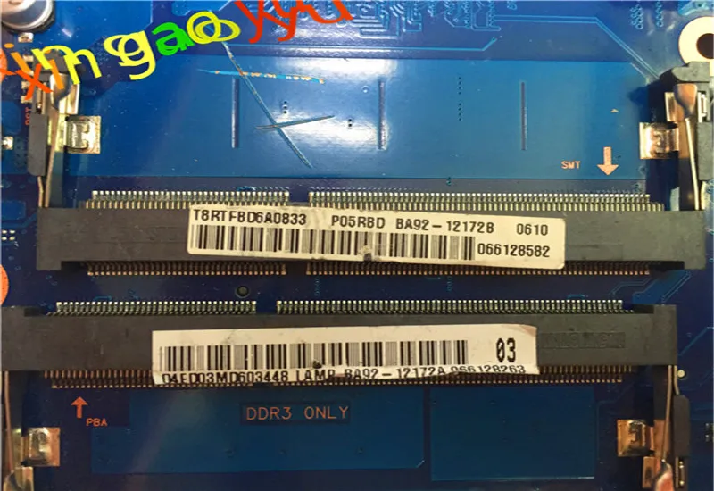 Материнская плата для ноутбука Samsung NP300E5E NP270E5V BA92 12195A DDR3 12172B CPU интегрированная 100%