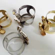 10 шт. кларнет Reed карты инструмент зажим 5 шт. Золото+ 5 шт. серебристый